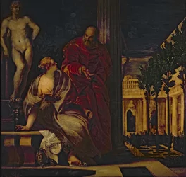 Bathseba bei ihrer Toilette